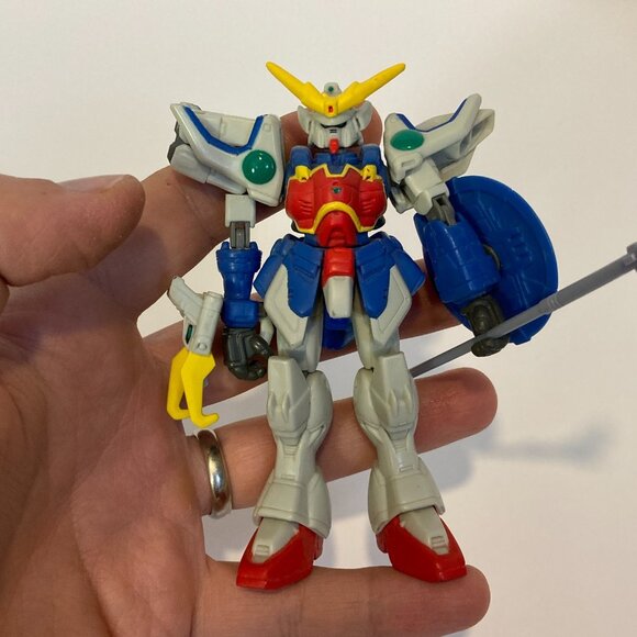 Vintage Gundam Wing Mobile Suit Shenlong Action Figure Bandai 2000 Complete - Picture 2 of 15